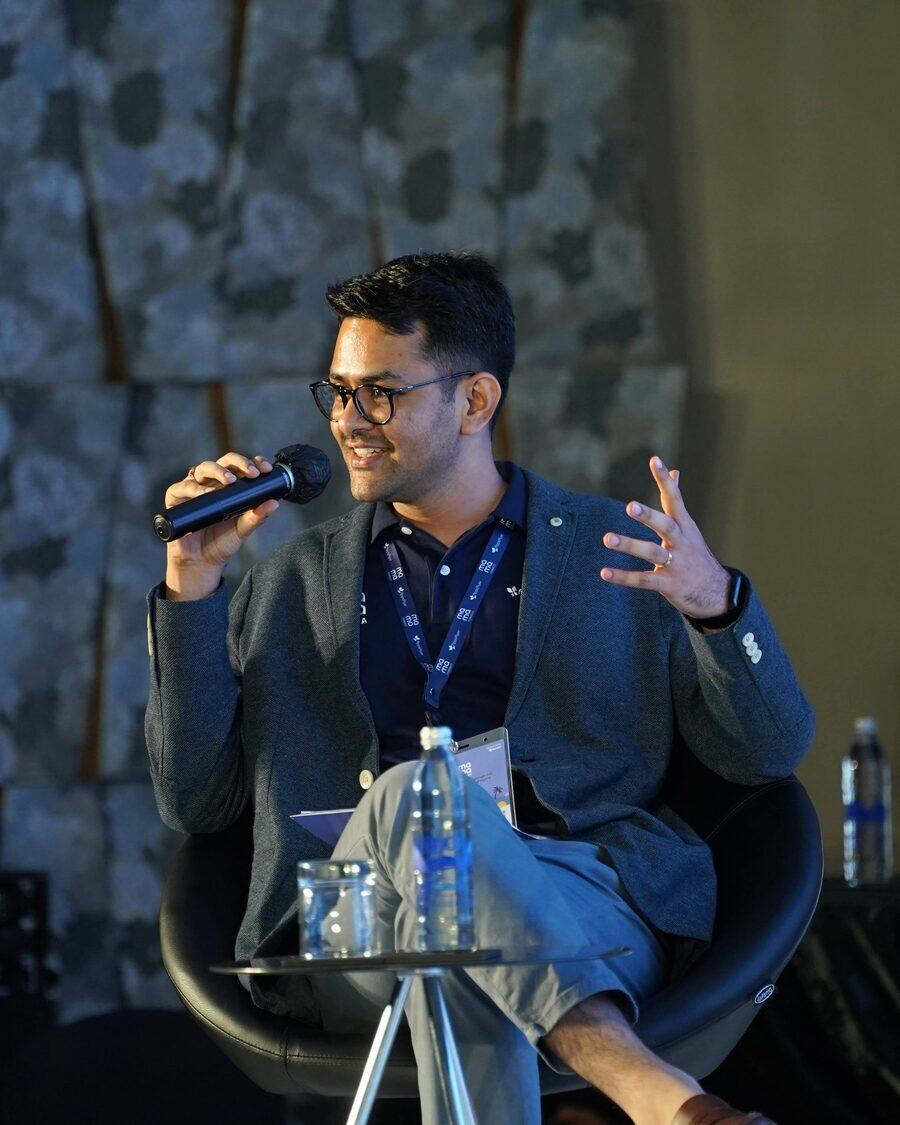 Aditya Maheshwari in conversation on stage