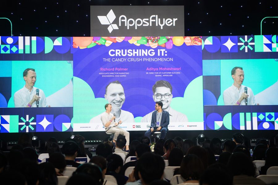 On stage for Crushing It, the Candy Crush phenomenon